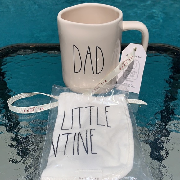 New Rae Dunn Bib & Mug Set DAD - Picture 5 of 7